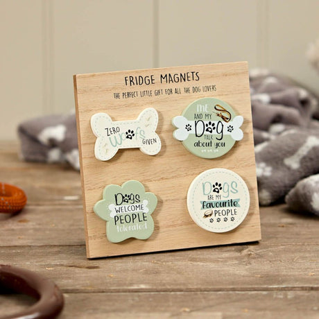 Richard Langs Wooden Dog Fridge Magnets (Choice of 4)