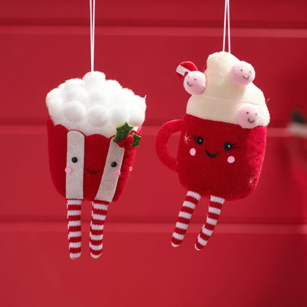 Richard Langs Novelty Festive Snacks Fabric Hanging Decoration - (Choice of 2)