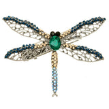 Rosie Fox Aqua Dragonfly Hairclip & Brooch