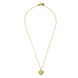 Rosie Fox Gold Heart and Freshwater Pearl Chain Necklace