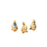 Richard Langs Resin Ducklings with Bow Ornament (Choice of 3) - 7WW122