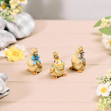 Richard Langs Resin Ducklings with Bow Ornament (Choice of 3) - 7WW122