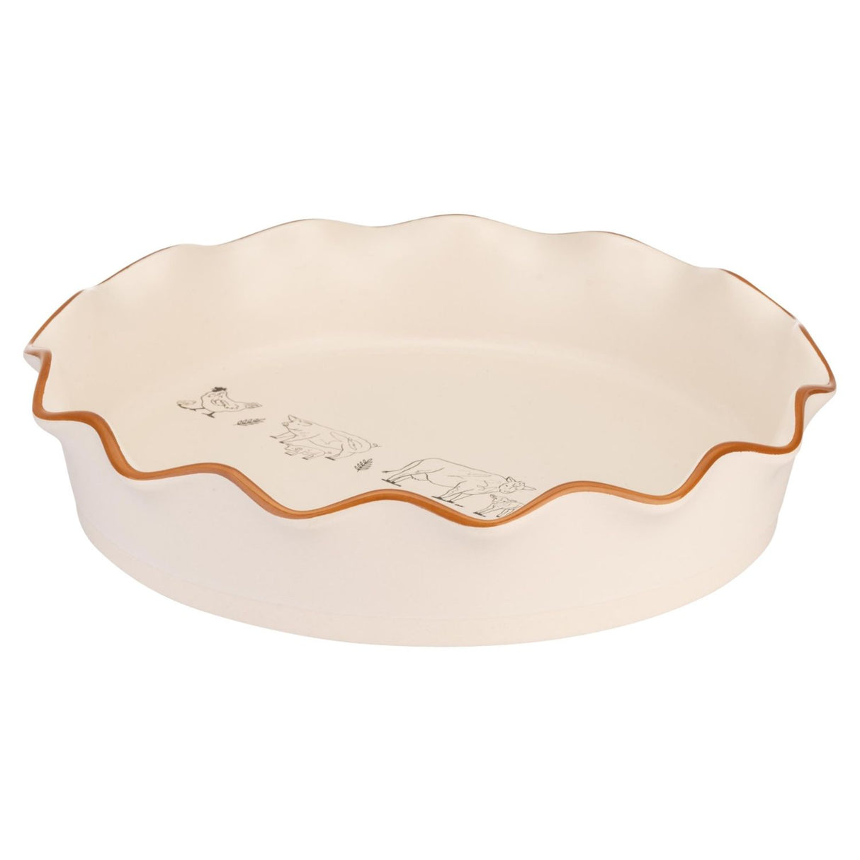 Woodbury Lane Fluted Pie Dish