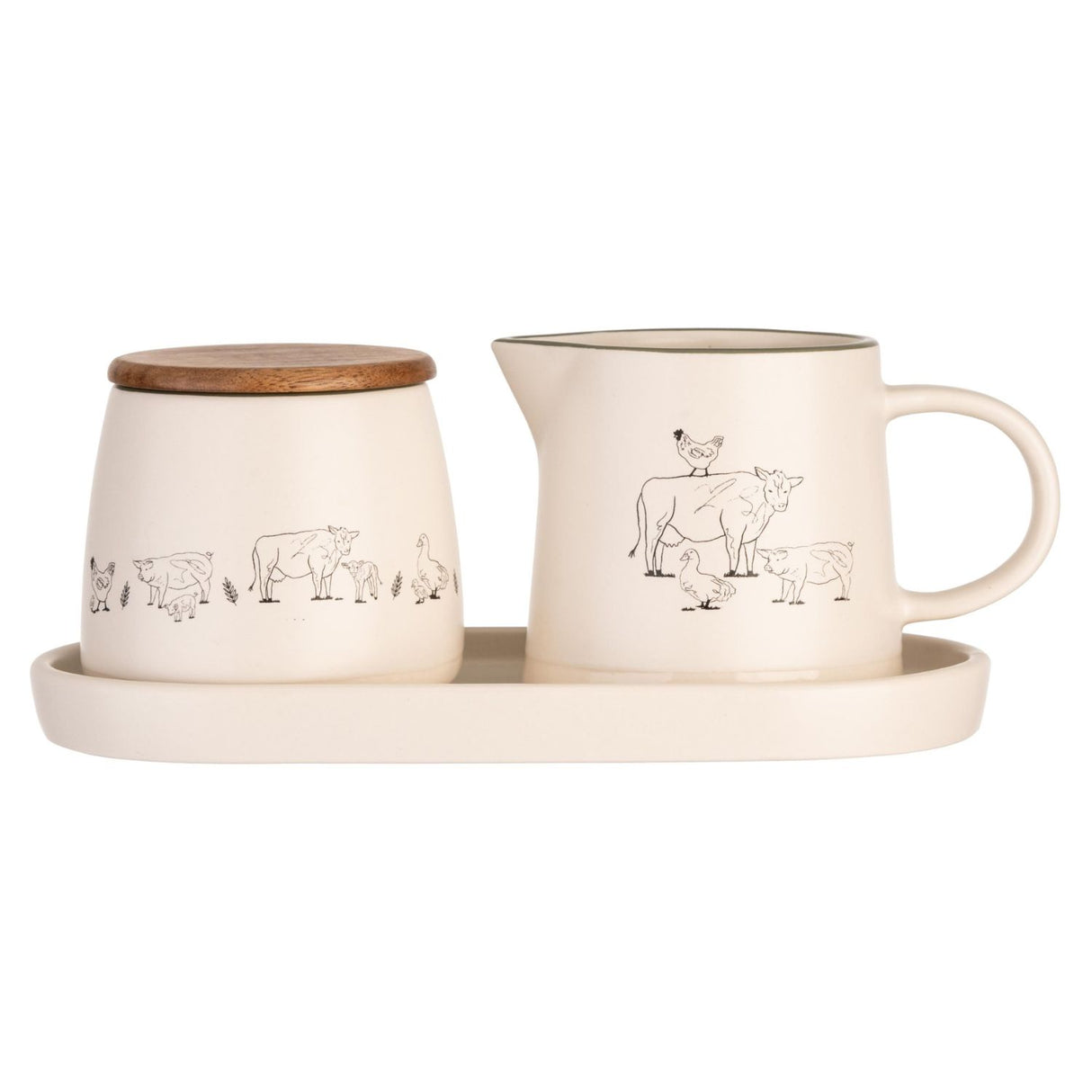 Woodbury Lane Sugar & Milk Jug Set