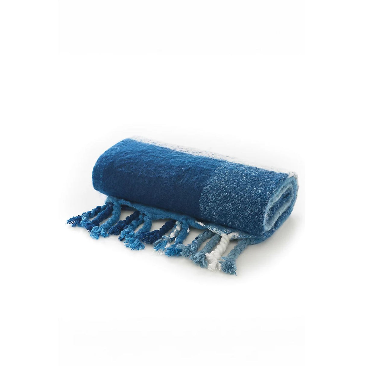 Deyongs 180cm York Blue Yarn Dyed Jacquard Throw