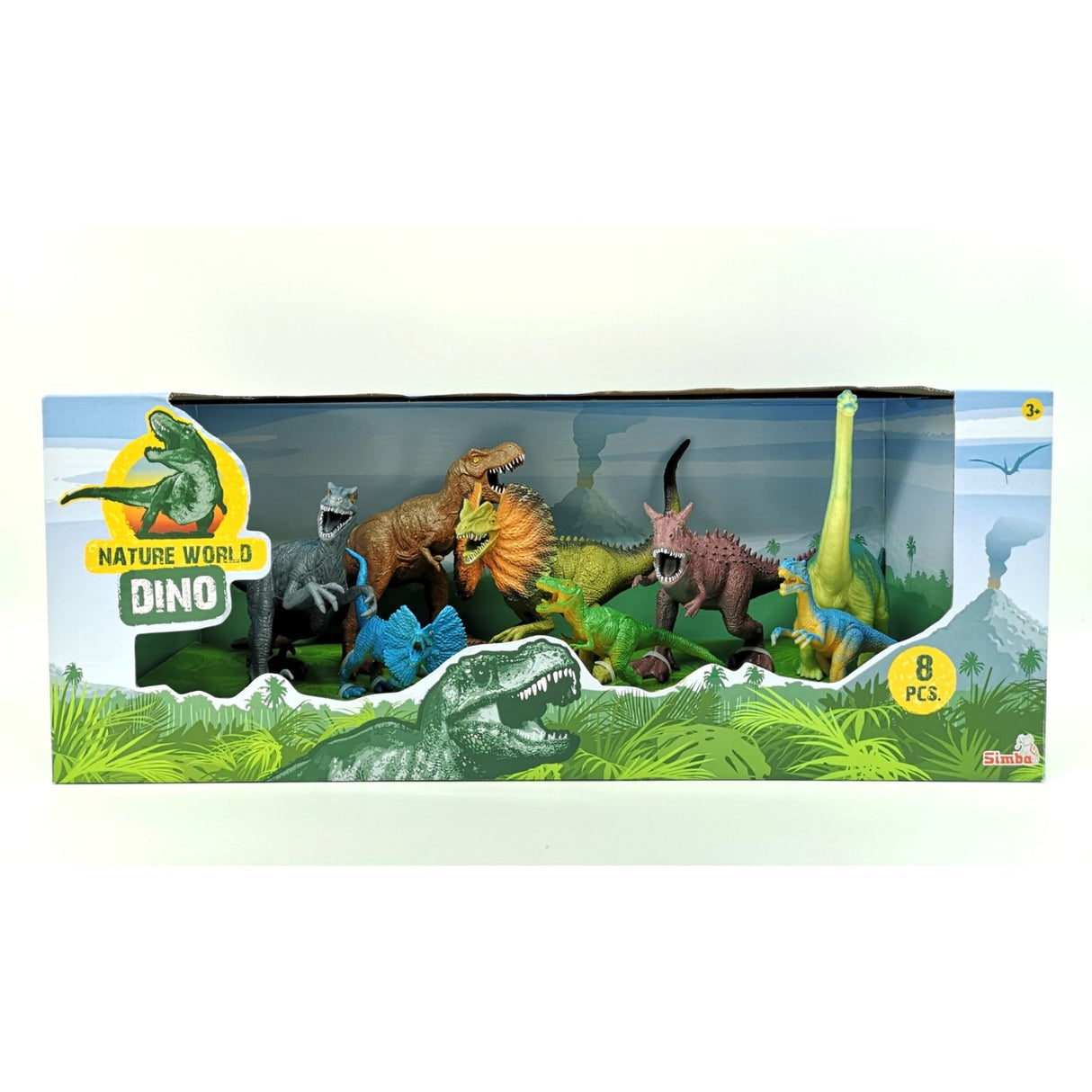 Nature World 8 pieces Big Dino Set