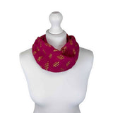 SH Sales Gold Leaf Magentic Clip Crinkle Summer Scarf - (Choice of 3)