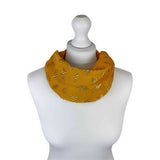 SH Sales Gold Leaf Magentic Clip Crinkle Summer Scarf - (Choice of 3)
