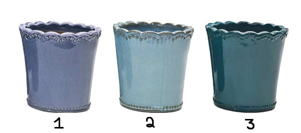 Woodlodge 38cm Sloane Glazed Pot (Choice of 3)