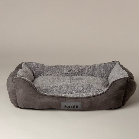 Scruffs Cosy Soft-Walled Grey Dog Bed - Medium