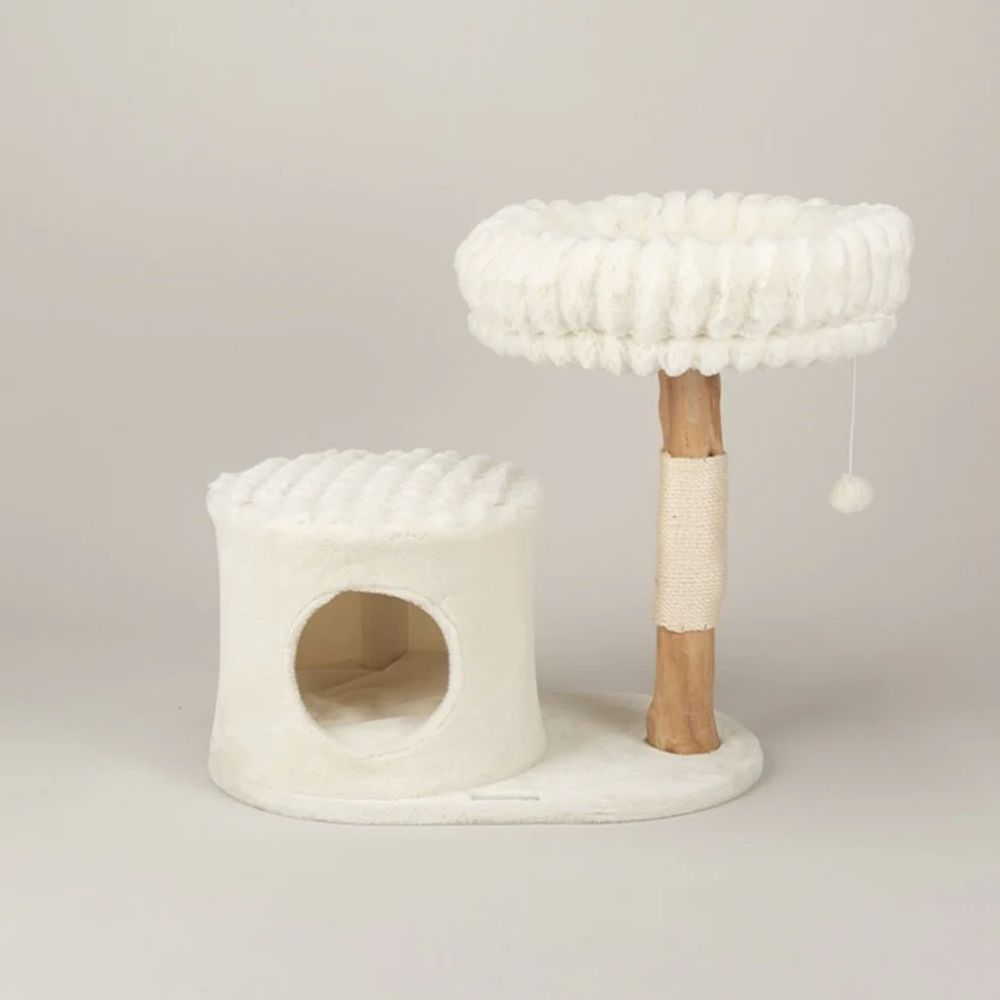 Scruffs Himalayas Cat Scratching Tree - Cream