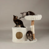 Scruffs Himalayas Cat Scratching Tree - Cream