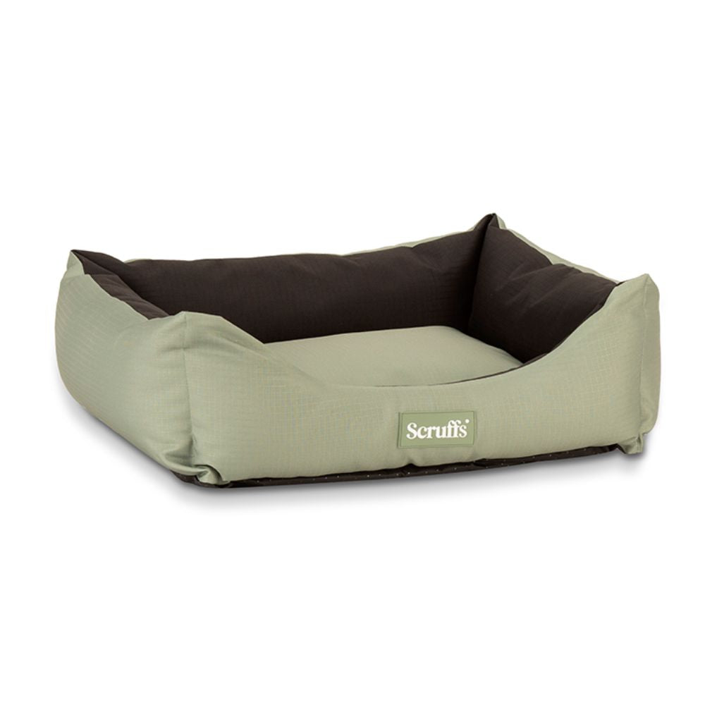 Scruffs Large Expedition Box Bed - Khaki Green