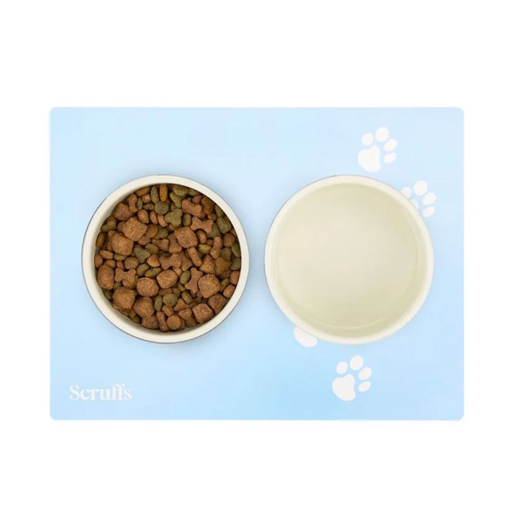 Scruffs 40cm x 30cm Pet Placemat - Blue