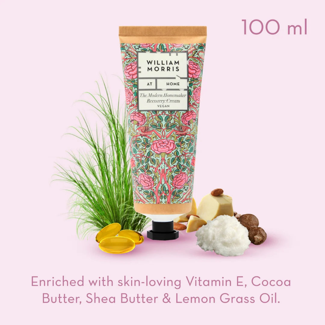 William Morris The Modern Homemaker Gloves & Hand Cream in Wooden Box - FG4927