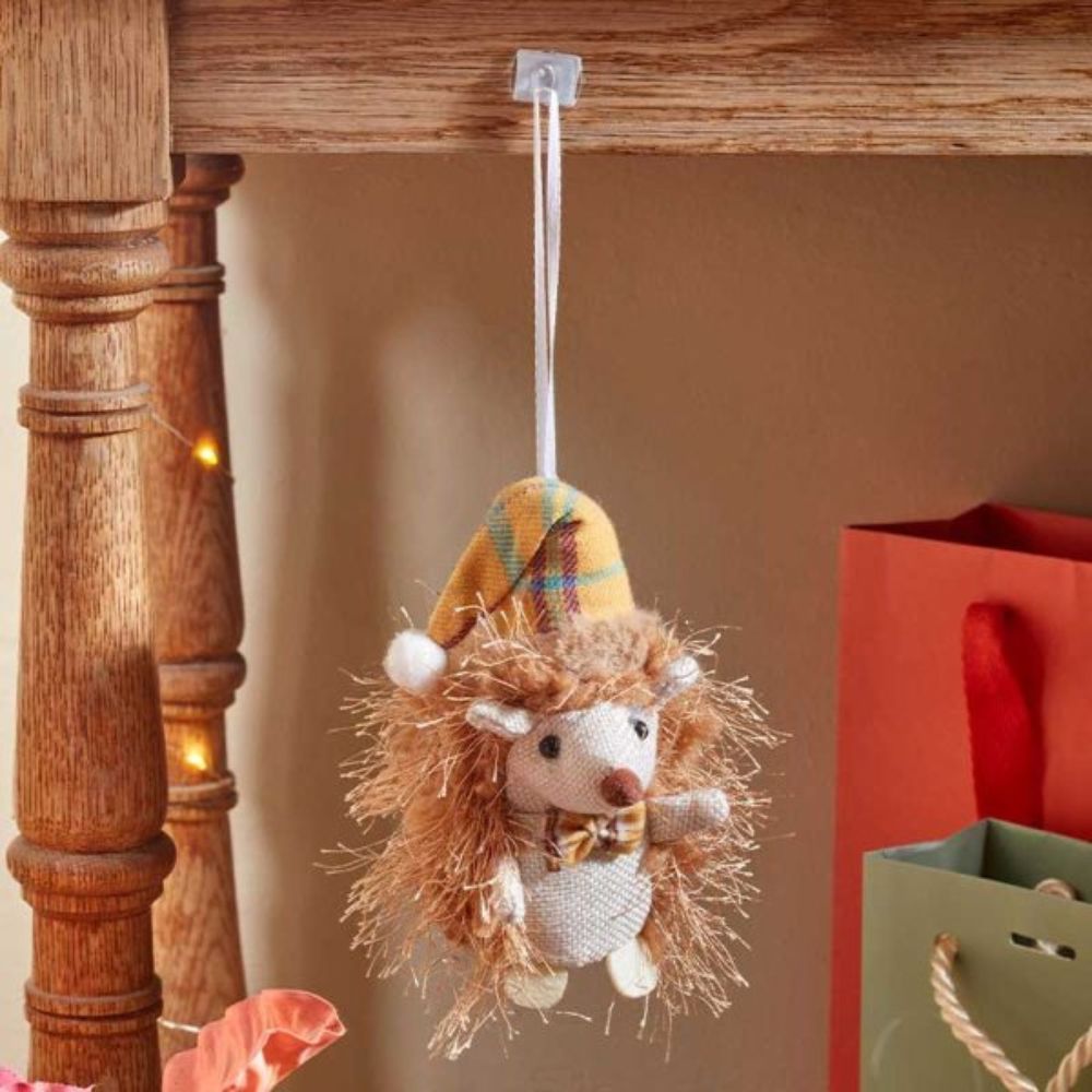 Smart Garden 13cm Sleepy Hedgehog Hanging Decoration
