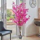 Smart Garden 140cm Artificial Bougainvillea Tree - Pink
