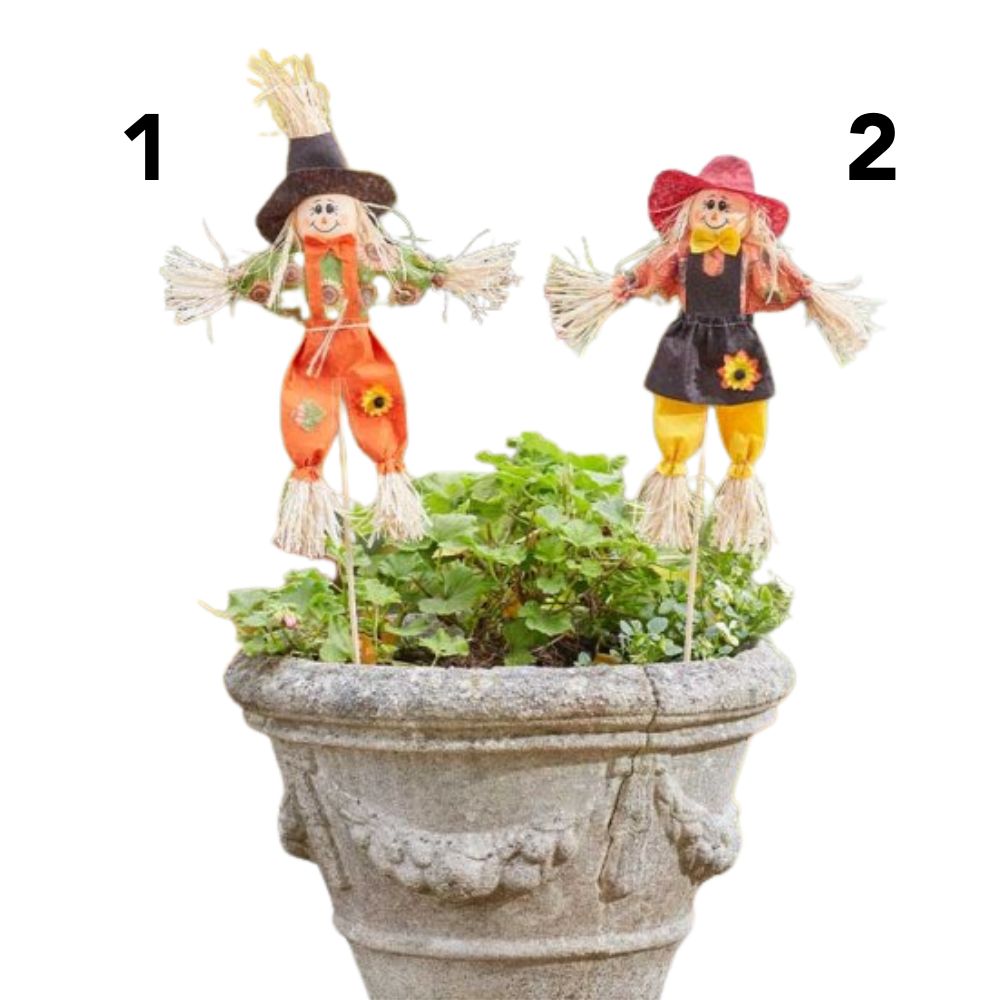 Smart Garden 50cm Decorative Scarecrow Stake - (Choice of 2)