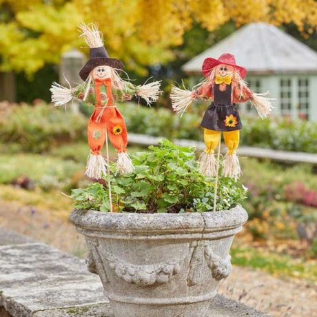 Smart Garden 50cm Decorative Scarecrow Stake - (Choice of 2)