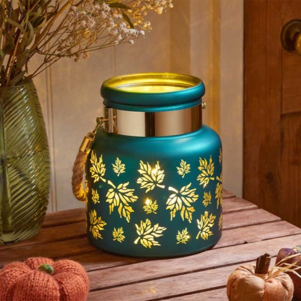 Smart Garden Autumn Leaves Wonderland Lantern - Turquoise