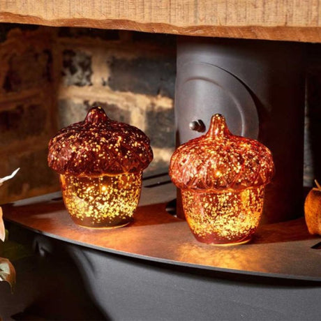 Smart Garden Light Up Acorn Ornament - (Choice of 2)