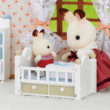 Sylvanian Families Chocolate Rabbit Baby Set