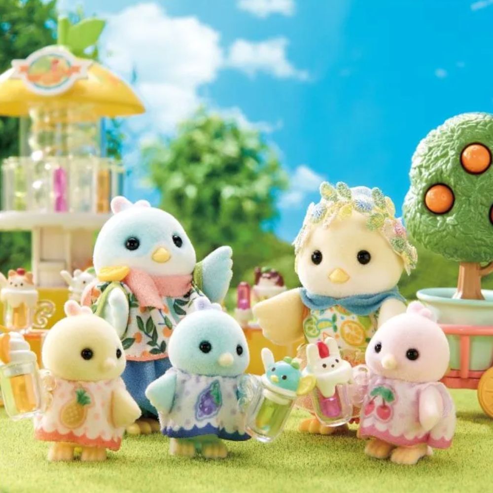 Sylvanian Families Citrus Bird Family