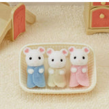 Sylvanian Families Marshmallow Mouse Triplets