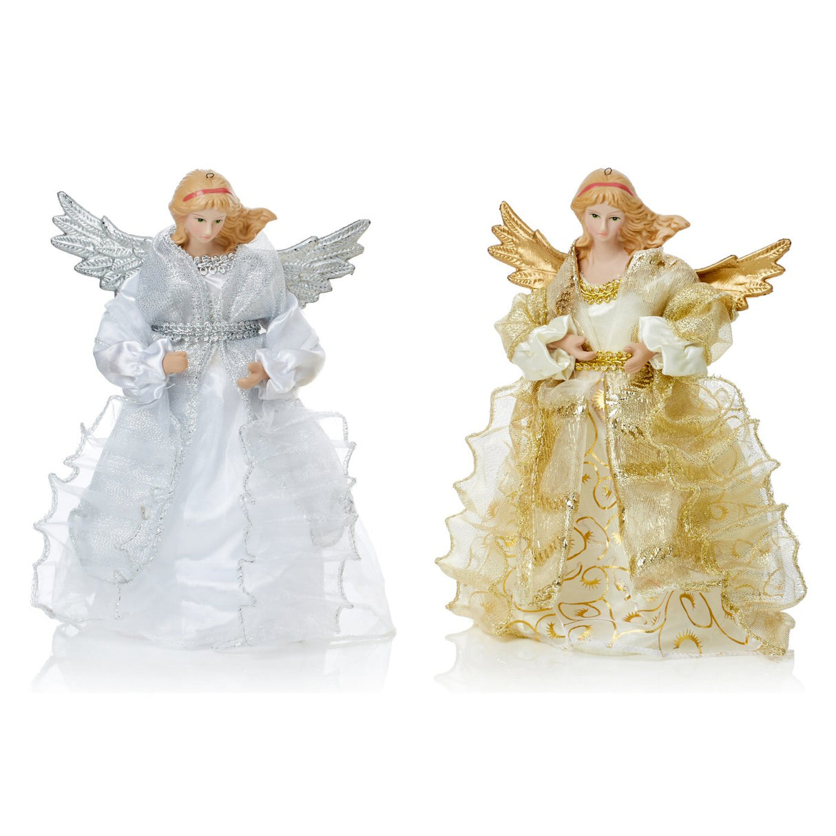 Premier 20cm Angel Christmas Tree Top (Choice of 2)