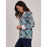 TIGI Mosiac Print 2 in 1 Shirt Jumper - Multi Coloured