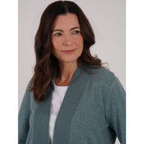 TIGI Ribbed Cardigan - Aquamarine