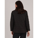 TIGI Zig Zag Embossed Jacket - Charcoal