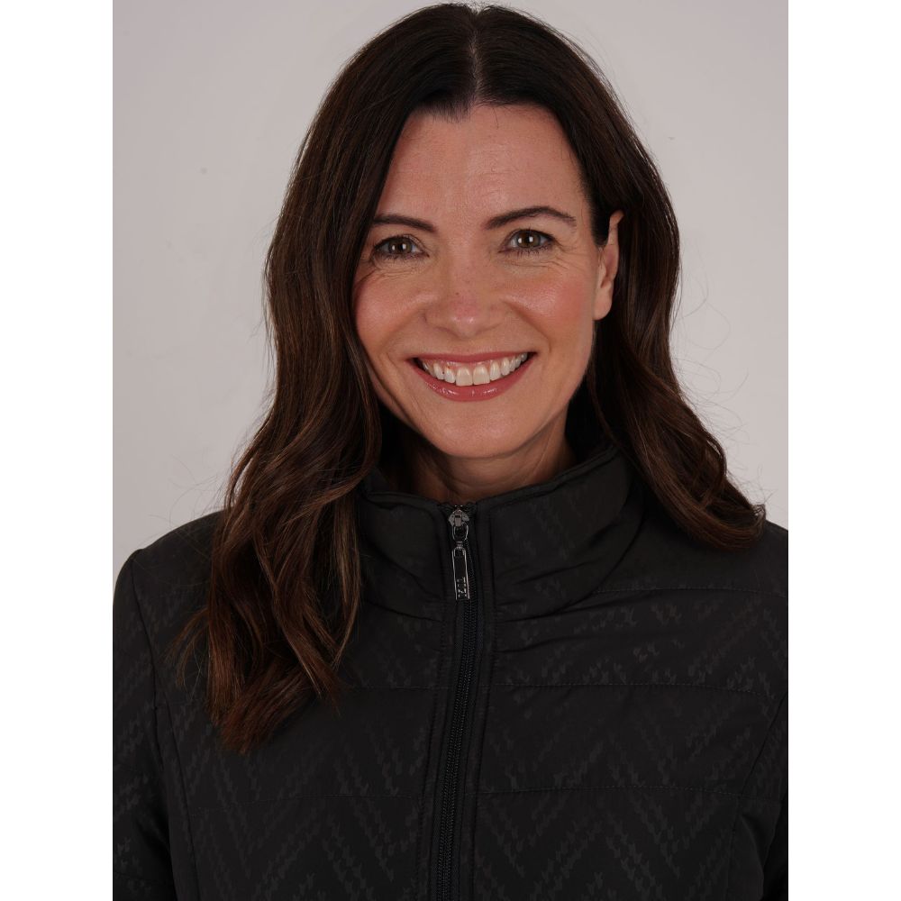 TIGI Zig Zag Embossed Jacket - Charcoal