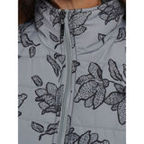 TIGI Floral Padded Gilet - Grey