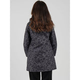 TIGI Floral Print Coat - Charcoal
