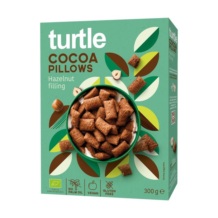 Turtle 300g Cocoa Pillows With Hazelnut