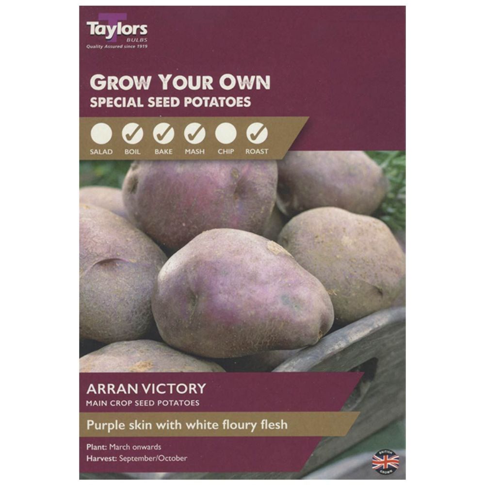 Taylors 8 Arran Victory Special Main Crop Seed Potatoes