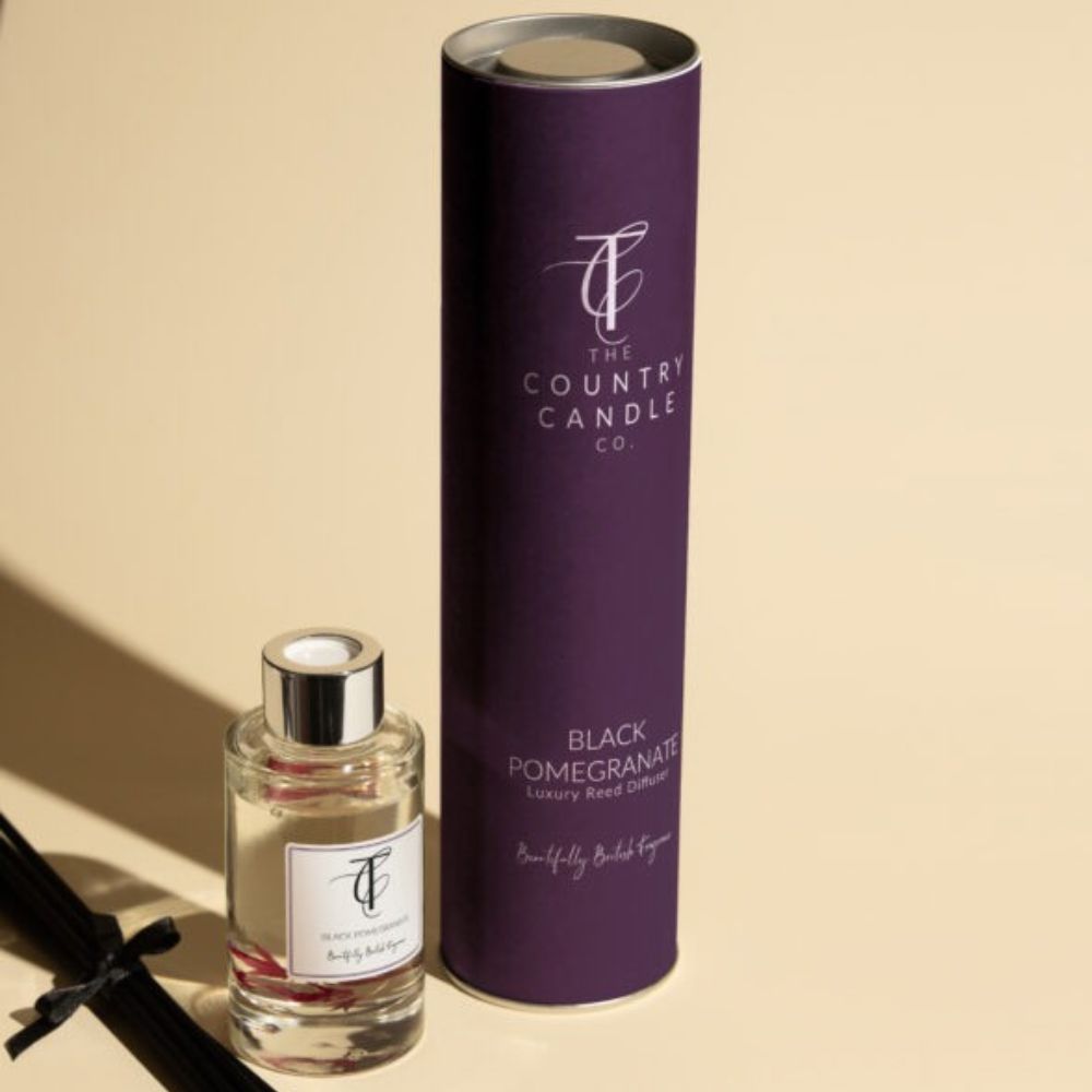 The Country Candle Co Pastels - Black Pomegranate 100ml Reed Diffuser
