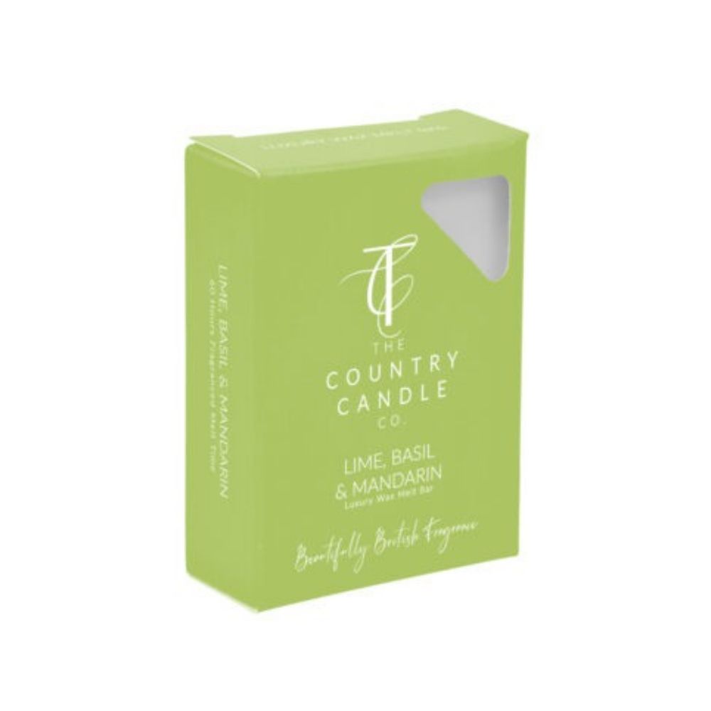 The Country Candle Co Pastels - Lime, Basil & Mandarin Wax Melt Bar