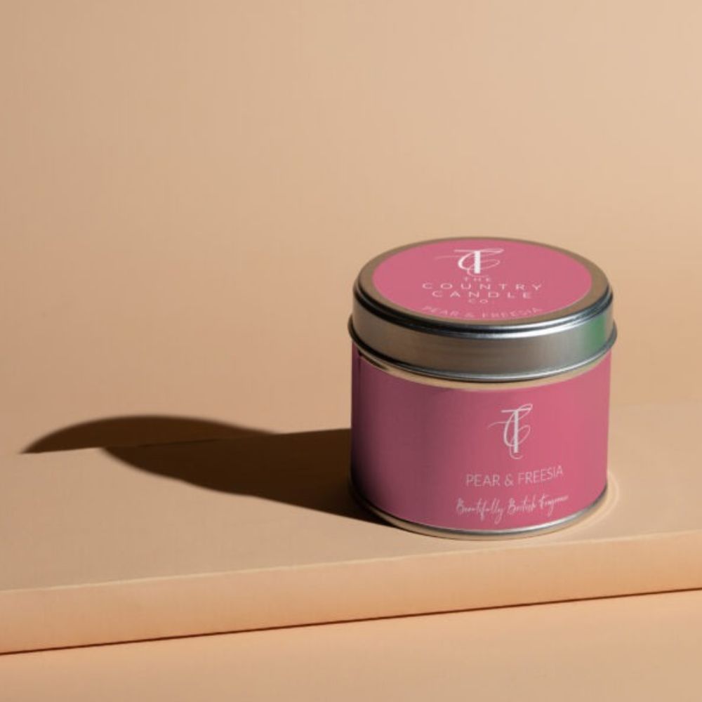 The Country Candle Co Quintessential - Pear & Freesia Tin Candle