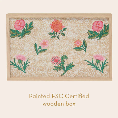 William Morris The Modern Homemaker Gloves & Hand Cream in Wooden Box - FG4927