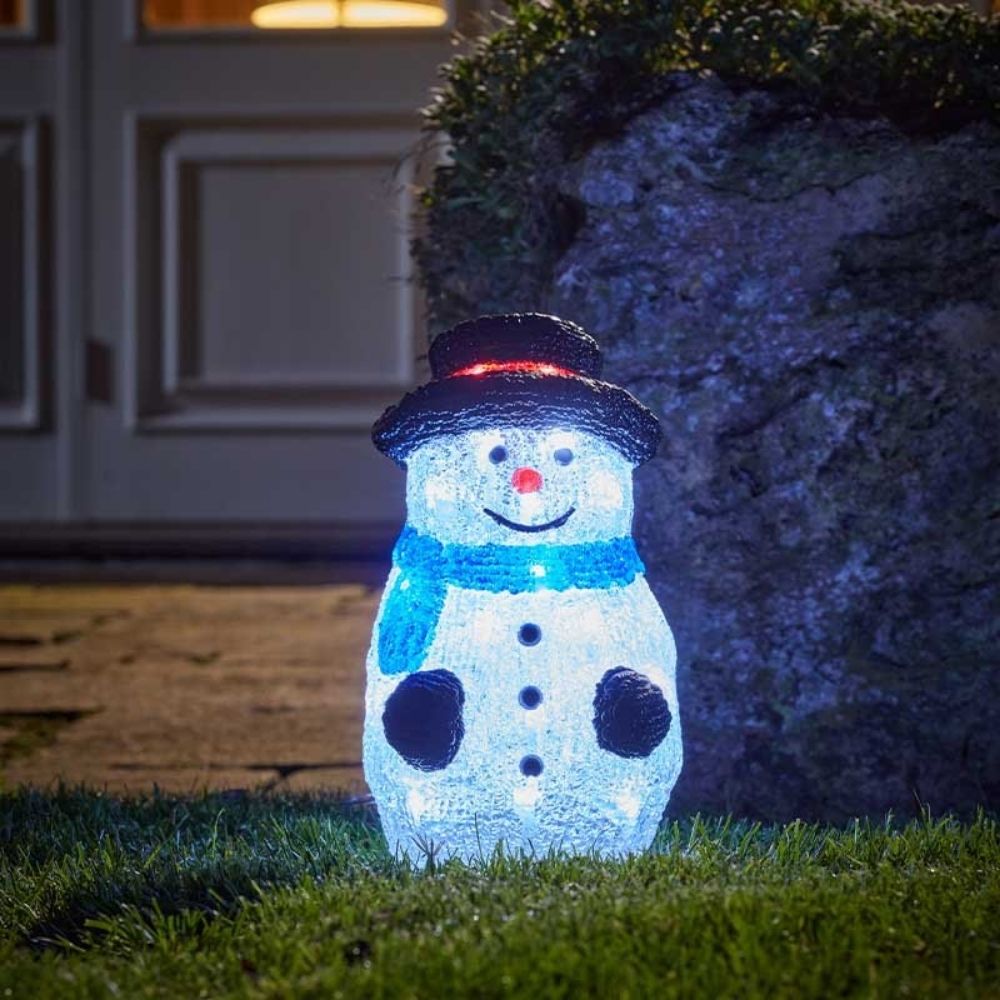 Three Kings 27cm InLit Ice Frosty Outdoor Decoration