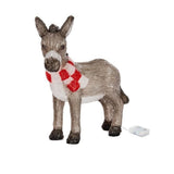 Three Kings 34cm LED Inlit Ice Nativity Donkey