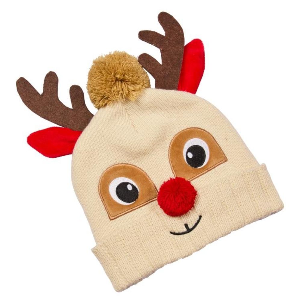 Three Kings Reindeer Luxury Beanie