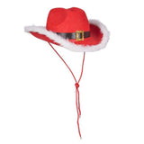 Three Kings Yeee Haaa Flashing Santa Cowboy Hat