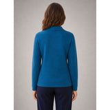Tigi Collared Zip Detail Cardigan - Blue