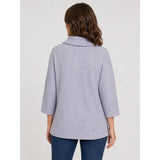 Tigi Cut And Sew Detail Cowl Neck Tunic Top