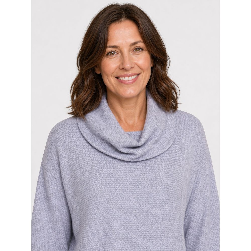 Tigi Cut And Sew Detail Cowl Neck Tunic Top