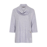 Tigi Cut And Sew Detail Cowl Neck Tunic Top