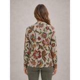 Tigi Persian Floral Cowl Neck Top - Grey